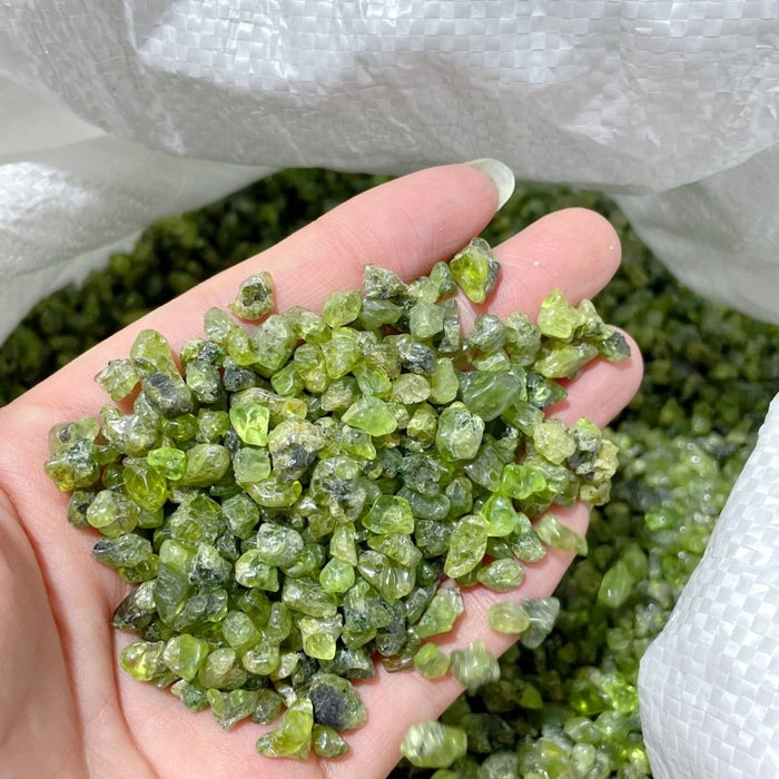 Normal Grade Green Peridot Gravel Chips