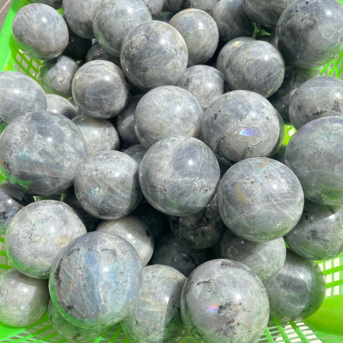 Normal Quality Labradorite Spheres Ball Wholesale