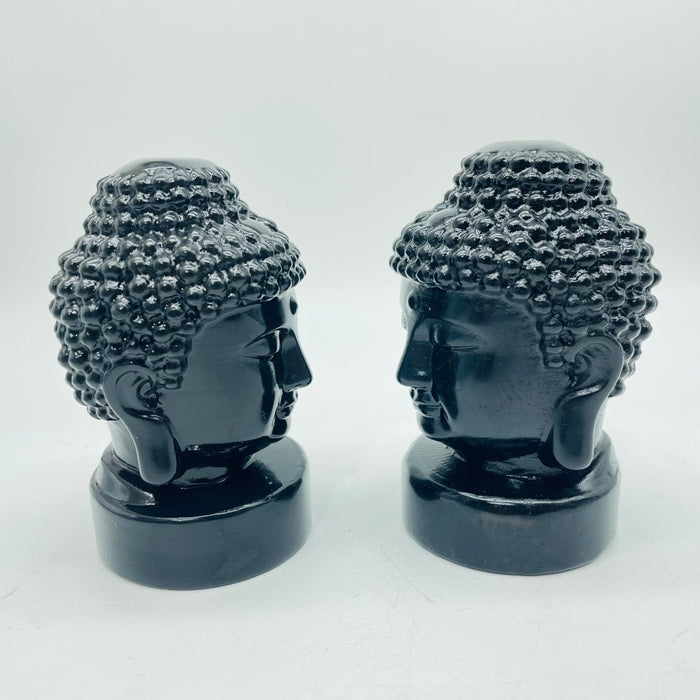 Obsidian Buddha Head Carving Wholesale