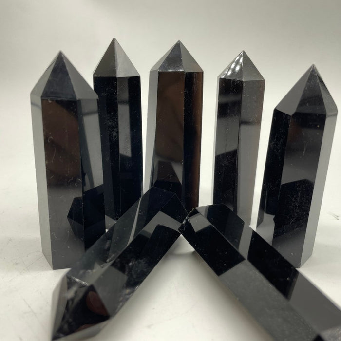 Obsidian Crystal Point Tower Wholesale