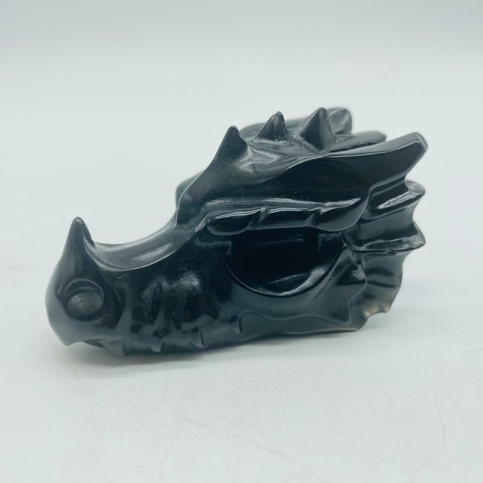 Obsidian Dragon Head Carving Wholesale