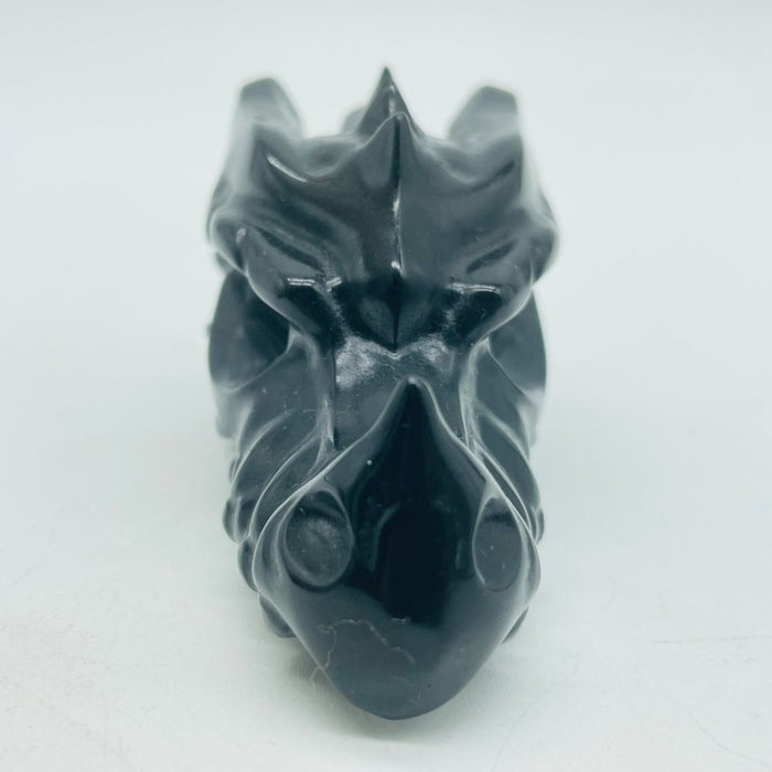 Obsidian Dragon Head Carving Wholesale