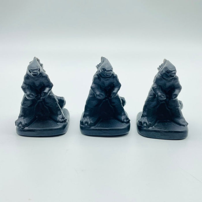 Obsidian Godzilla Dinosaur Carving Wholesale
