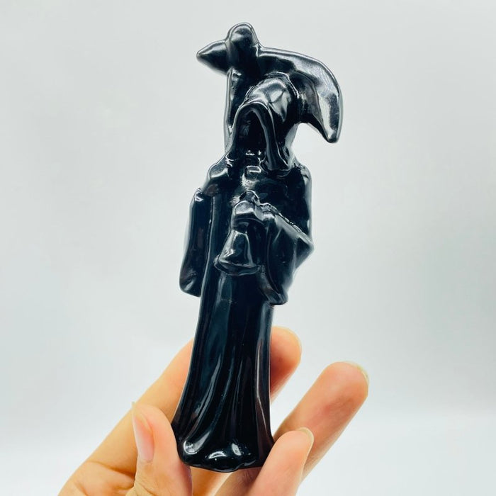 Obsidian Grim Reaper Sickle Carving Wholesale