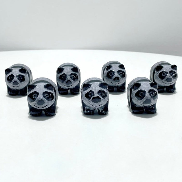 Obsidian Panda Carving Wholesale