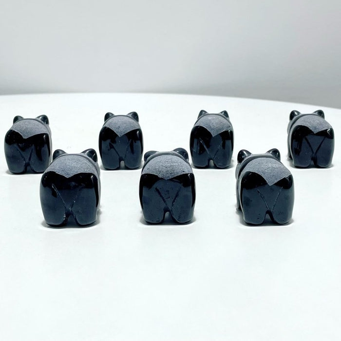 Obsidian Panda Carving Wholesale
