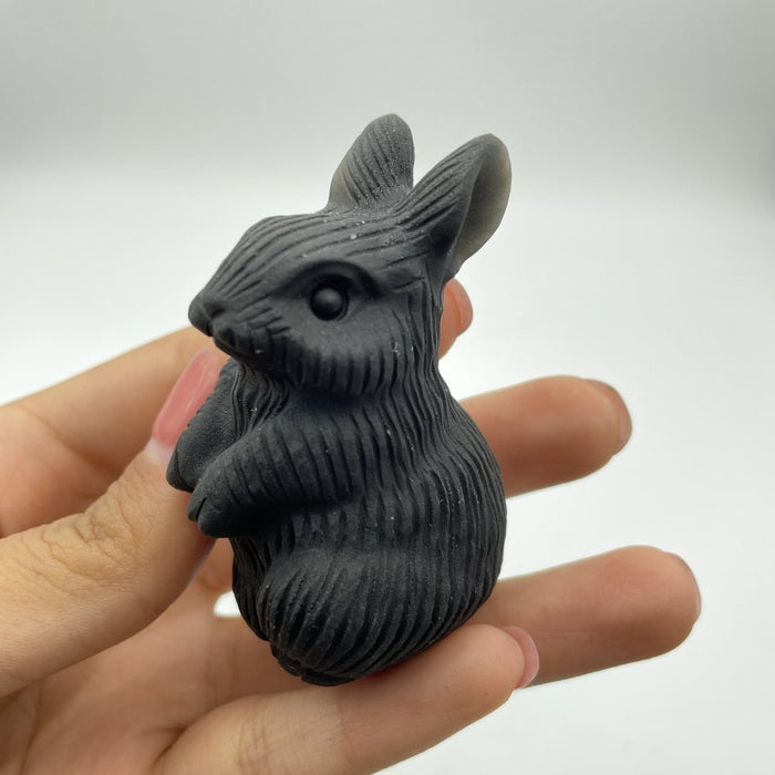 Obsidian Rabbit Carving Wholesale