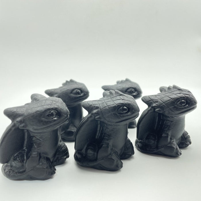 Obsidian Toothless Dragon Carving Wholesale
