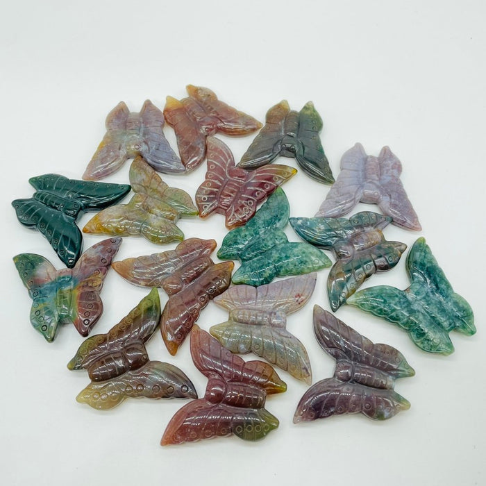 Ocean Jasper Butterfly Carving Animal Wholesale