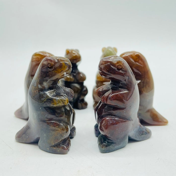 Ocean Jasper Dinosaur Carving Wholesale