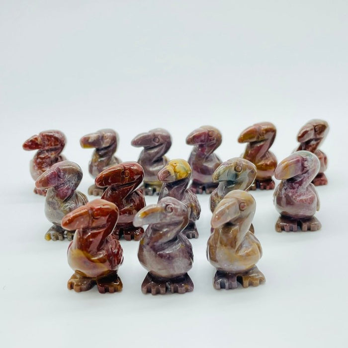 Ocean Jasper Flamingos Carving Wholesale