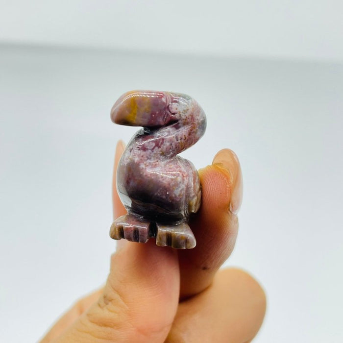 Ocean Jasper Flamingos Carving Wholesale