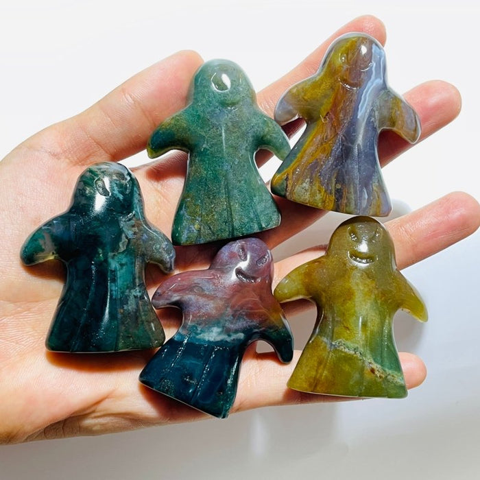 Ocean Jasper Ghost Halloween Carving Wholesale