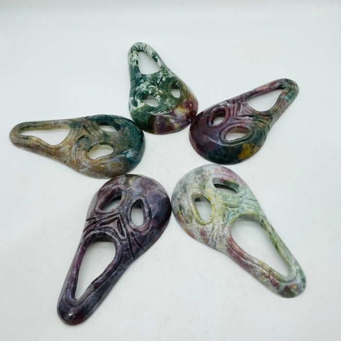 Ocean Jasper Ghost Mask Carving Halloween Wholesale