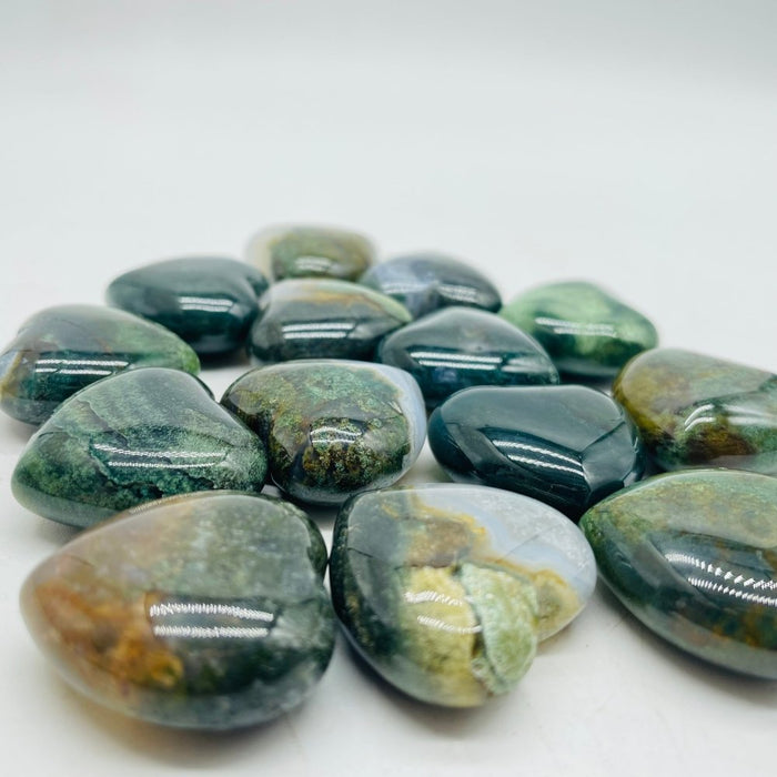 Ocean Jasper Heart 1.2in(3cm) Wholesale