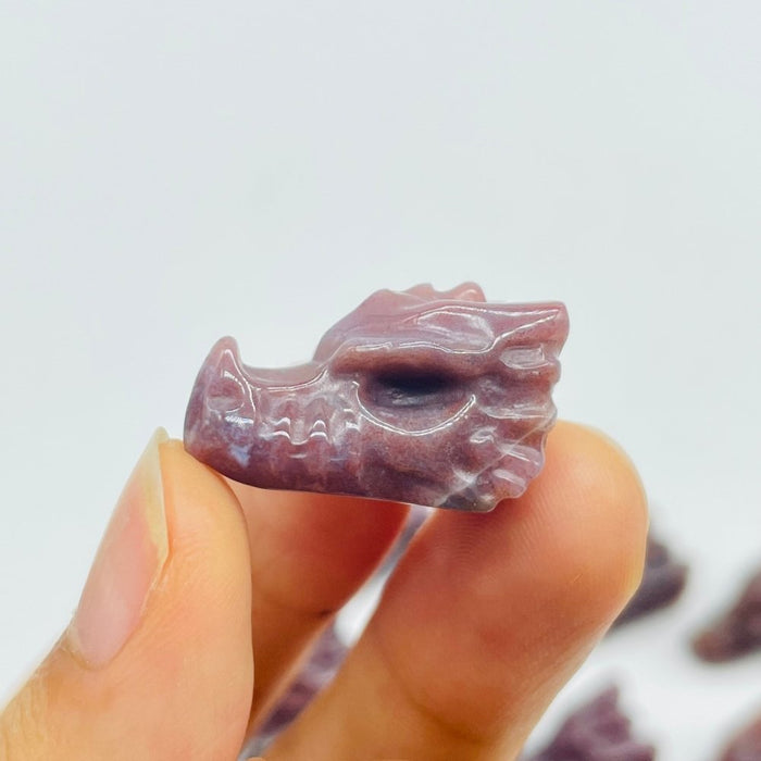 Ocean Jasper Mini Dragon Head Carving Wholesale