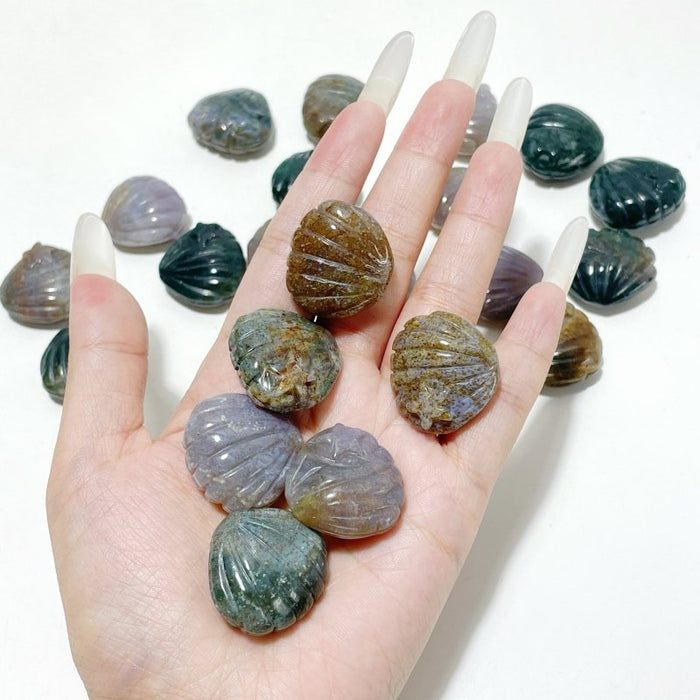 Ocean Jasper Shell Carving Wholesale