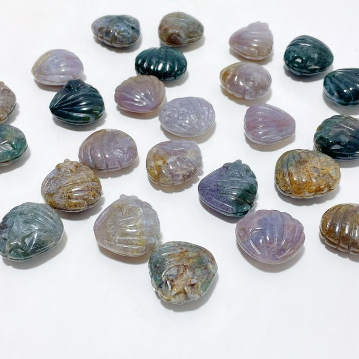 Ocean Jasper Shell Carving Wholesale