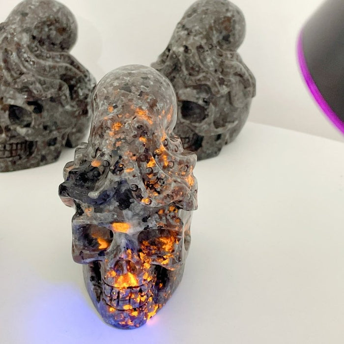Octopus Skull Carving Wholesale Yooperlite