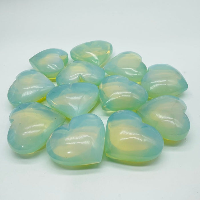 Opalite Heart Stone Wholesale