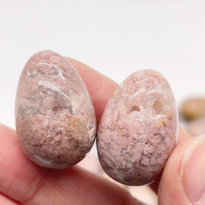 Pink Agate Egg Wholesale