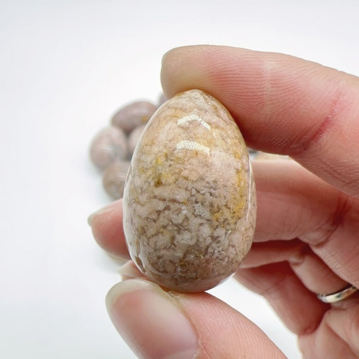 Pink Agate Egg Wholesale