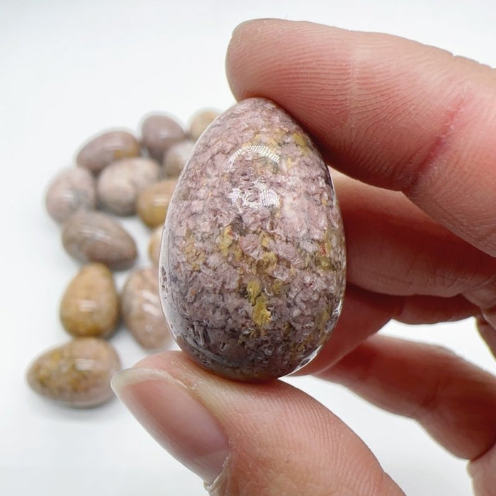 Pink Agate Egg Wholesale