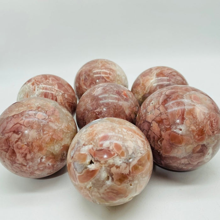 Pink Agate Spheres Ball Wholesale