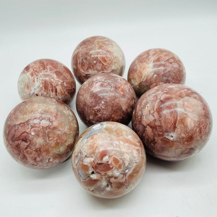Pink Agate Spheres Ball Wholesale