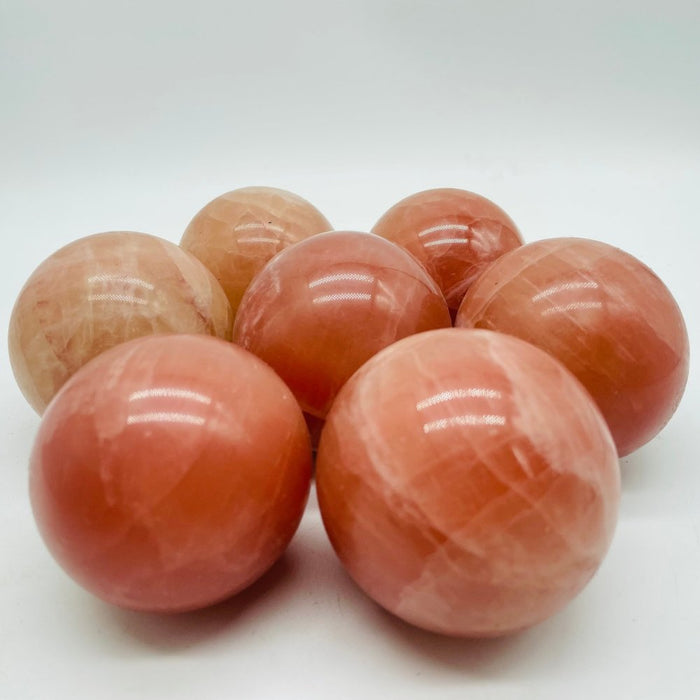 Pink Calcite Spheres Wholesale