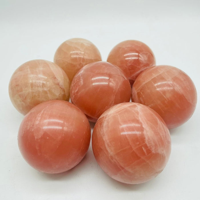 Pink Calcite Spheres Wholesale