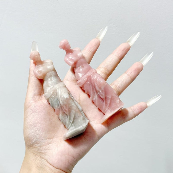 Pink Opal Venus De Milo Carving Wholesale