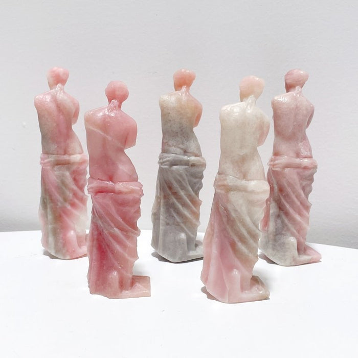 Pink Opal Venus De Milo Carving Wholesale