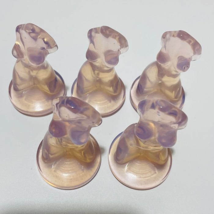 Pink Opalite Goddess Carving Crystals Wholesale