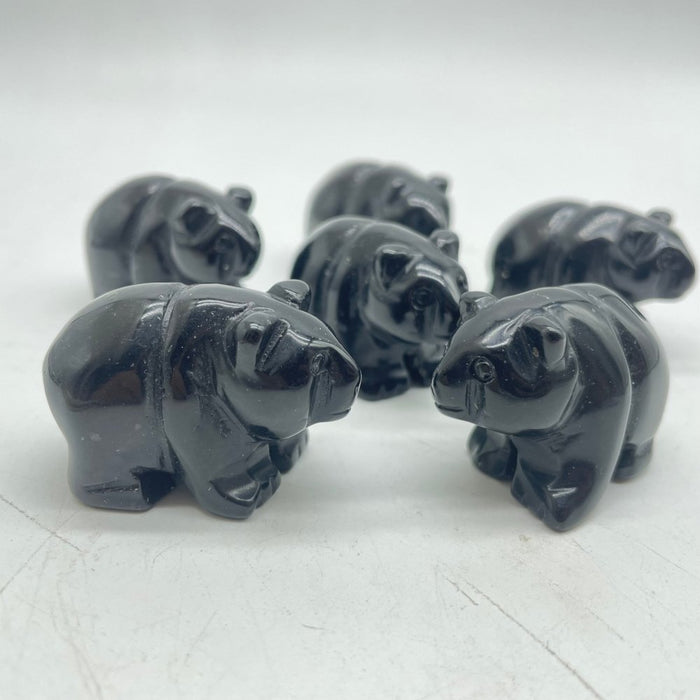 Polar Bear Obsidian Carving Wholesale