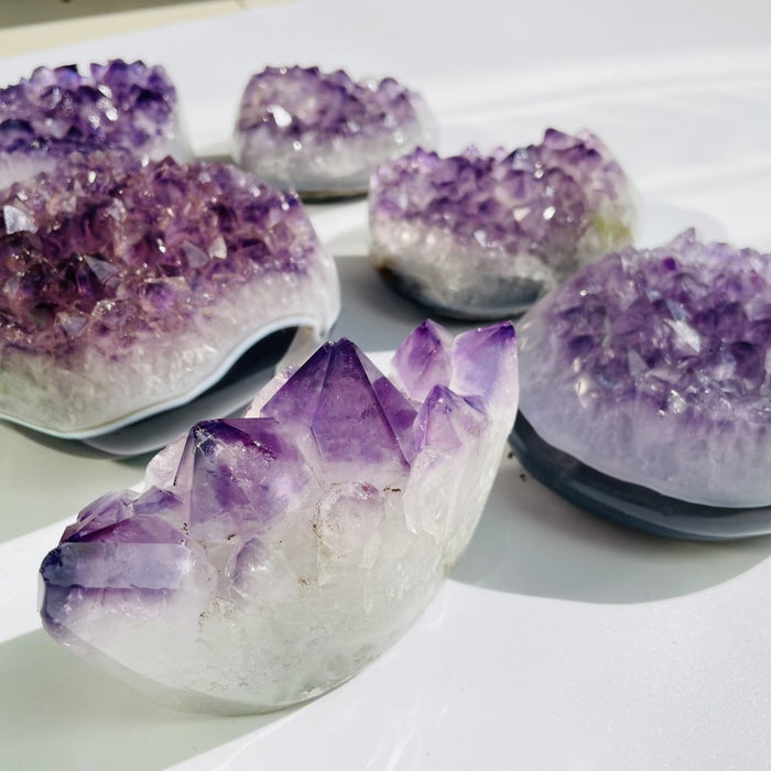 Polished Brazil Amethyst Cluster Crystal Wholesale