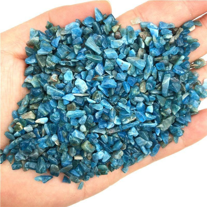 Blue Apatite Quartz Chips Wholesale