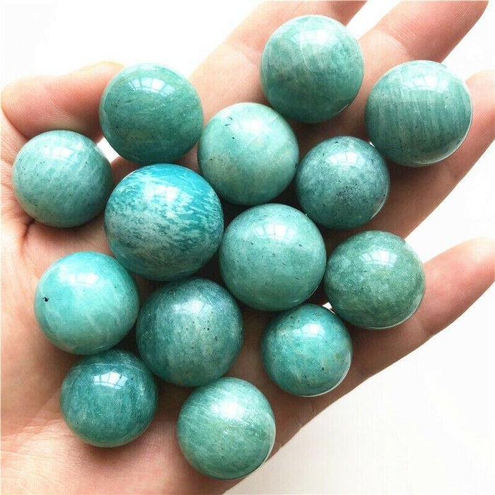 Natural Amazonite Sphere Crystal Wholesale