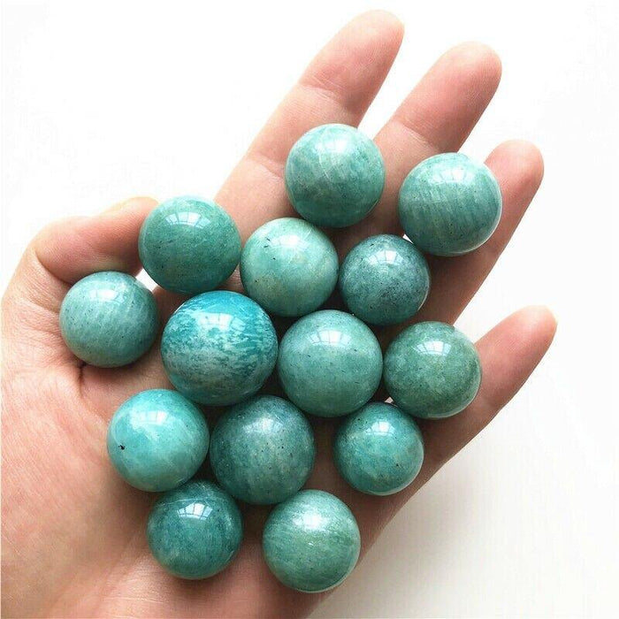 Natural Amazonite Sphere Crystal Wholesale