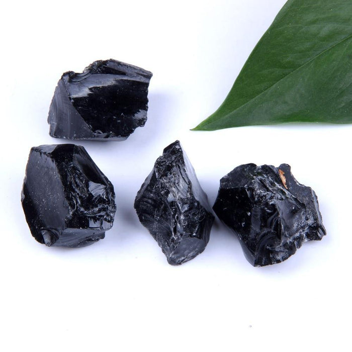 Raw Black Obsidian Quartz Stones Wholesale