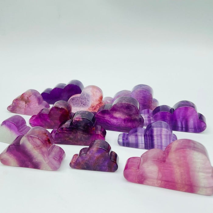 Purple Fluorite Cloud Carving Wholesale