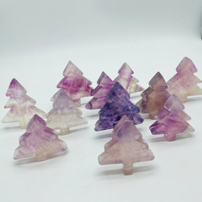 Purple Fluorite Pine Tree Christmas Tree Wholesale
