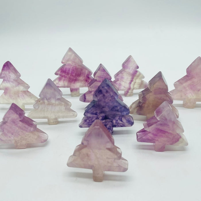 Purple Fluorite Pine Tree Christmas Tree Wholesale
