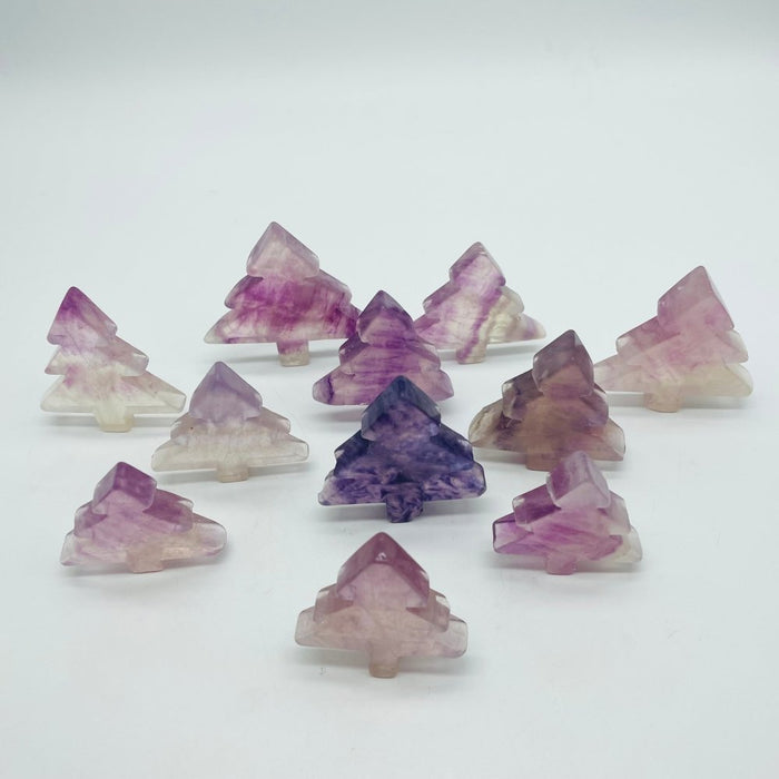 Purple Fluorite Pine Tree Christmas Tree Wholesale