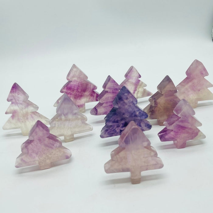 Purple Fluorite Pine Tree Christmas Tree Wholesale