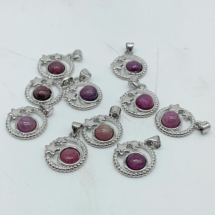 Purple Rose Quartz Pendant Crystal Wholesale
