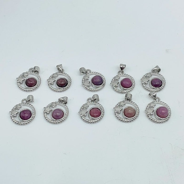 Purple Rose Quartz Pendant Crystal Wholesale