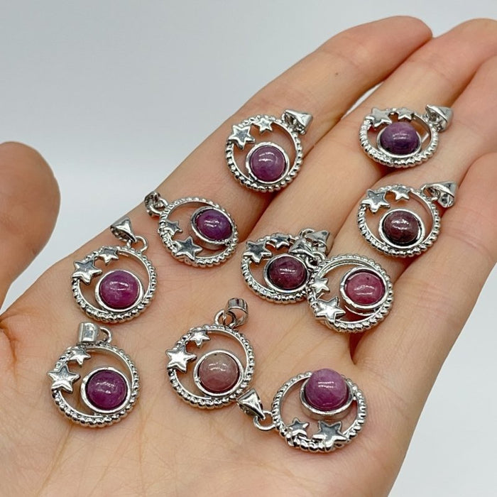 Purple Rose Quartz Pendant Crystal Wholesale