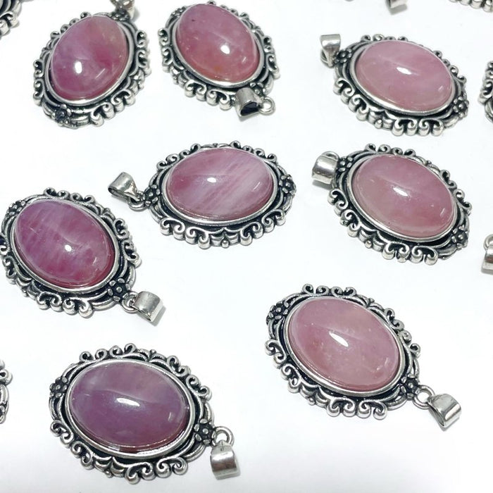 Purple Rose Quartz Pendant Wholesale