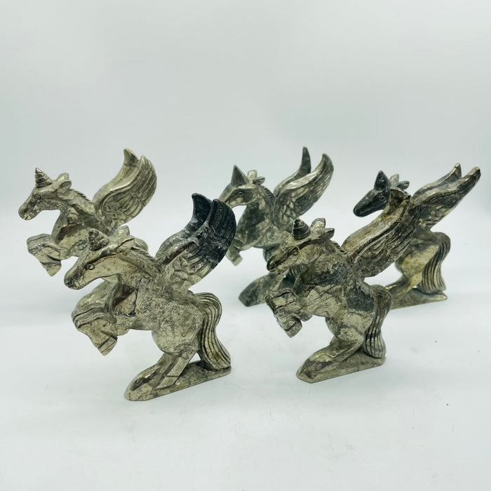 Pyrite Unicorn Carving Wholesale